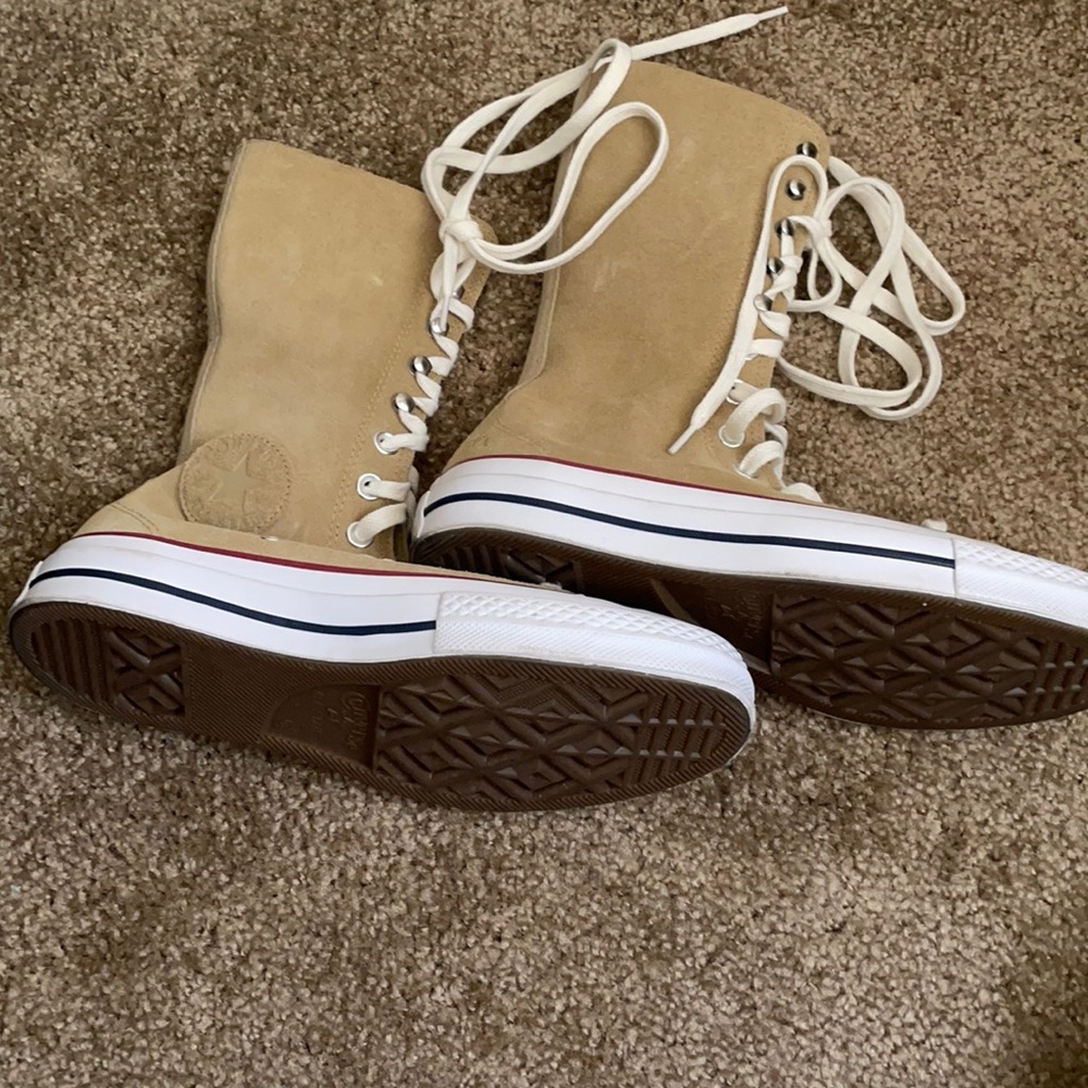 High Top Converse - Tan
